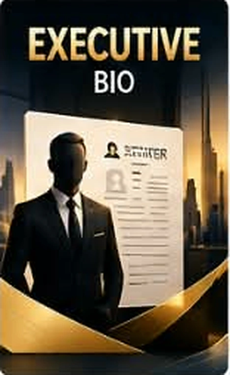 Executive Bio product mockup