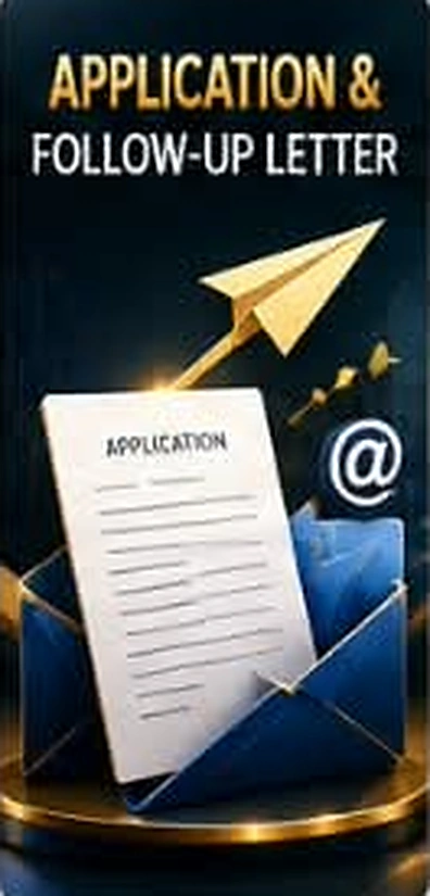Application Follow-Up Letter product mockup