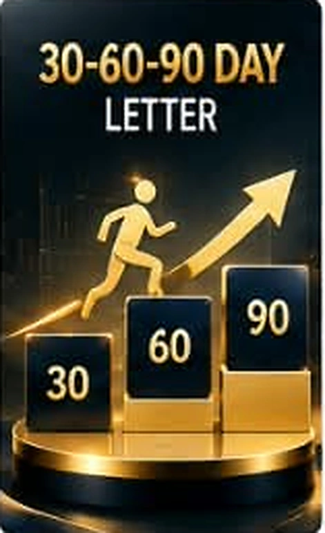 30-60-90 Days Letter product mockup