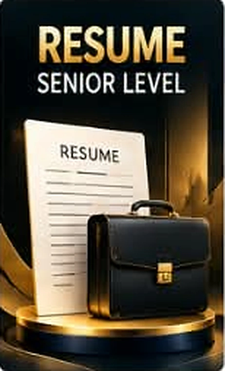 Resume — Senior Level product mockup